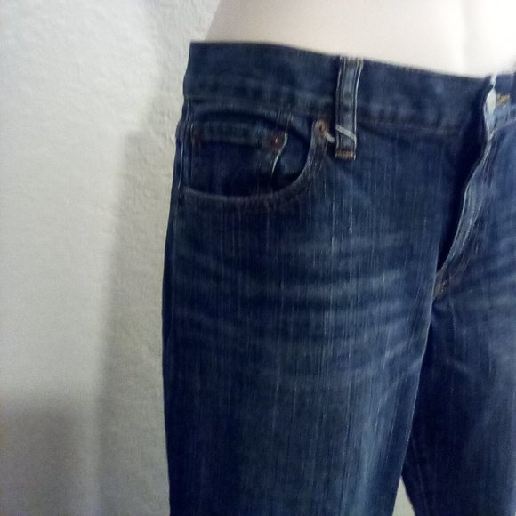 Lucky Brand Dungaree Distressed Blue Jeans Boys s 28 - Picture 4 of 13